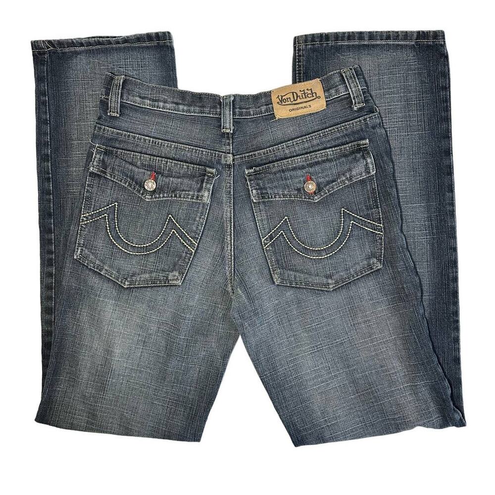 Vintage Von Dutch Button Front Jeans Size 30